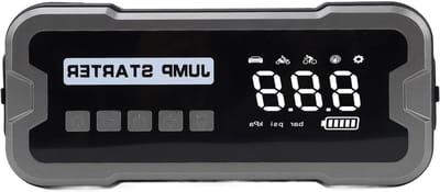 Auto Jump Starter - Noodaccu - Motor Starten - 4000A Piekstroom - 10000mAh - Zwart