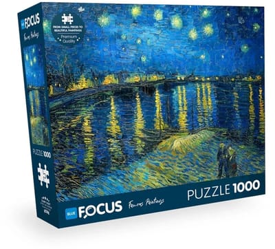 Puzzel - Sterrennacht boven de Rhône- van Gogh - 1000 stukjes