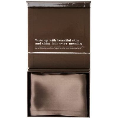Beauty Pillow Luxury Silk Kussensloop Brown
