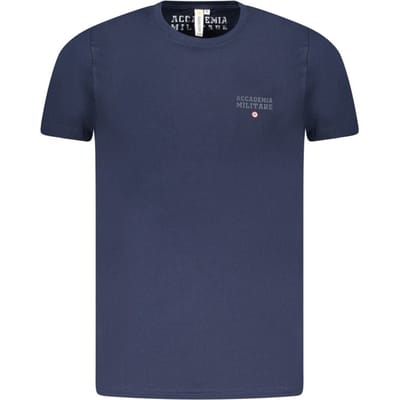 Accademia Militare Blauwe Katoenen Heren T-Shirt