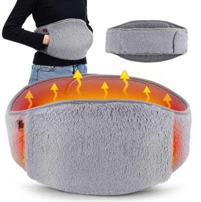 USB Elektrische Verwarmingsriem – Buikwarmer, Warmteband, Handwarmer, Verwarmingskussen voor Menstruatiepijn, Lage Rugpijn & Baarmoeder | Draagbare Therapie met 3 Warmtestanden