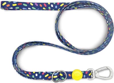 Morso - Hondenriem Verstelbaar - Gerecycled - Color Invaders Paars - S - 75-230X1,5 cm