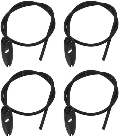 Dailygoods- Bungee Cord 20 Stuks - Verstelbaar Elastisch Koord - Bagage Riemen - Fiets Trekkoord - Hoogwaardige Duurzaamheid - 5 mm x 500 mm - Elastisch Touw