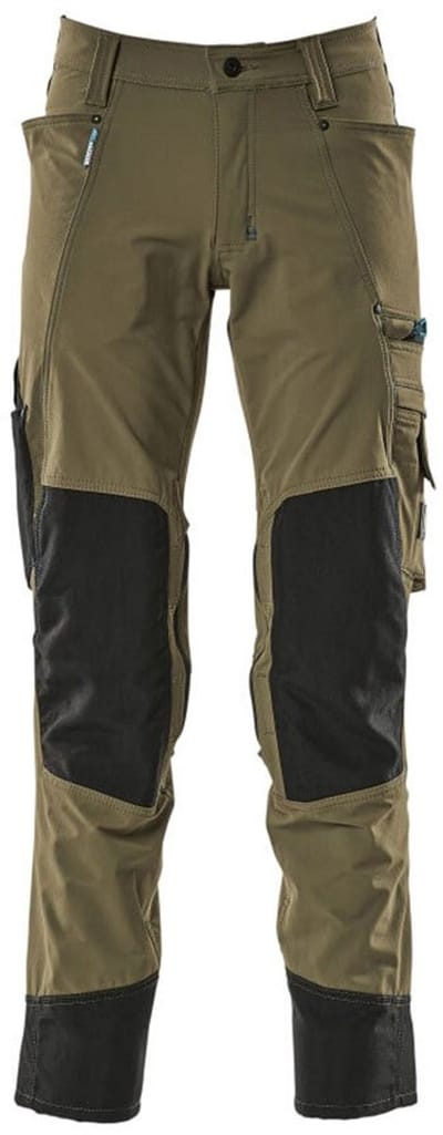 Mascot Advanced Broek met kniezakken 17179-311 - mosgroen - C51 - 82