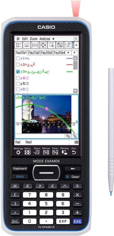 Geavanceerde wetenschappelijke rekenmachine met touchscreen en hoogwaardig kleurendisplay