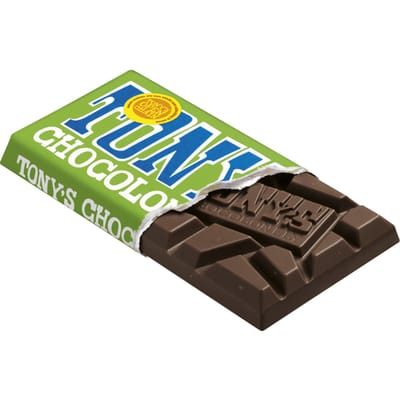 Chocolade Tony's Chocolonely puur amandel zeezout reep 90 gram