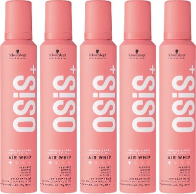 Schwarzkopf Professional OSiS+ AirWhip Volume Mousse - voordeelverpakking - 5 x 200ml