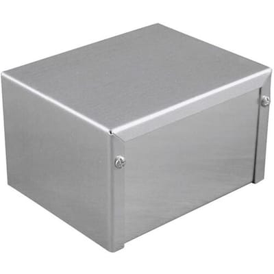 Hammond Electronics 1411JU Instrumentbehuizing 102 x 102 x 51 Aluminium Natuur 1 stuk(s)