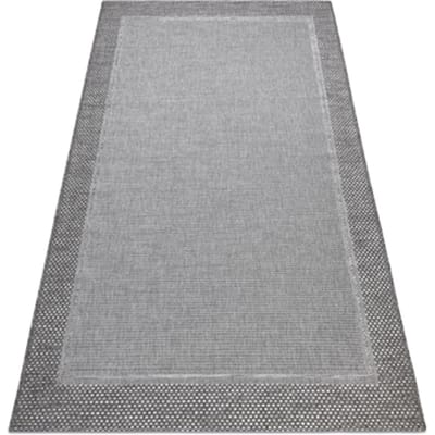 Kleden Rugsx Sisal tapijt SISAL BOHO 46201575 Kader grijskleur 120x170 cm