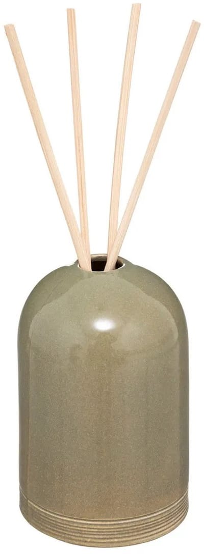 Atmosphera Geurstokjes Paola - Tonka - 150 ml - geurverspreider - keramieken houder - interieurparfum