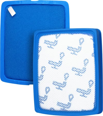 2x Dparts uitwasbare filter geschikt voor Philips stofzuiger - voor PowerPro Expert series - schuimfilter met rubberen houder - foamfilter stofzuigerfilter - nr. fc6042 fc6042/01 - fc8003 fc8003/01 - CP0618/01