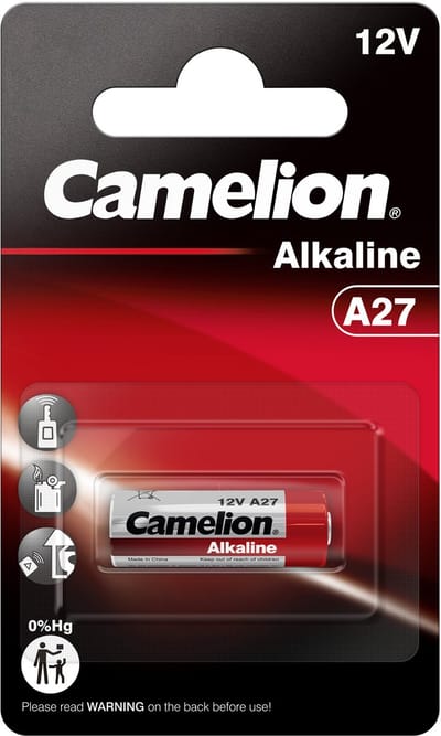 ALKALINE A27 12V (1st/bl)