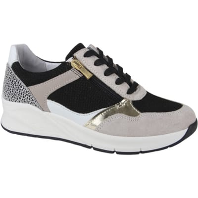 Ti Comos 2360008-090 dames veterschoenen sportief maat 37 zwart
