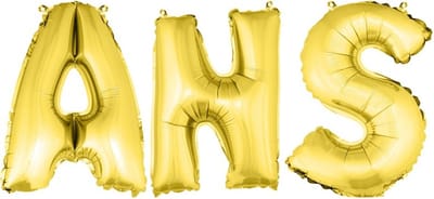HOBI - Goudkleurige ANS aluminium letter ballonnen