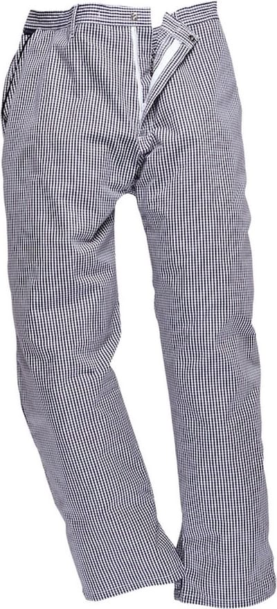 Portwest Barnet koksbroek C075 - Blauwe Check - XXL