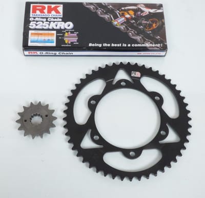 Kit chaîne FE 14x49 P525 pour moto Honda 650 Transalp 2000-2007 RD10A/B RD11A/B