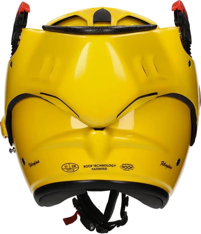 Roof Boxer V8 Alpha Yellow - Systeemhelm - Maat S - Boxer helm - Motorhelm - ECE 22-06 gekeurd