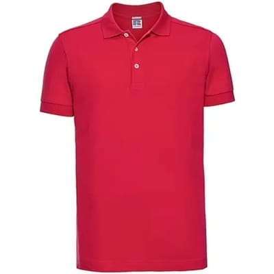 Men's Stretch Poloshirt 'Russell' Light Oxford - XXL