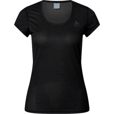 ODLO - Maat XL BL TOP Crew neck s/s ACTIVE F-DRY LIGHT - black - Vrouwen