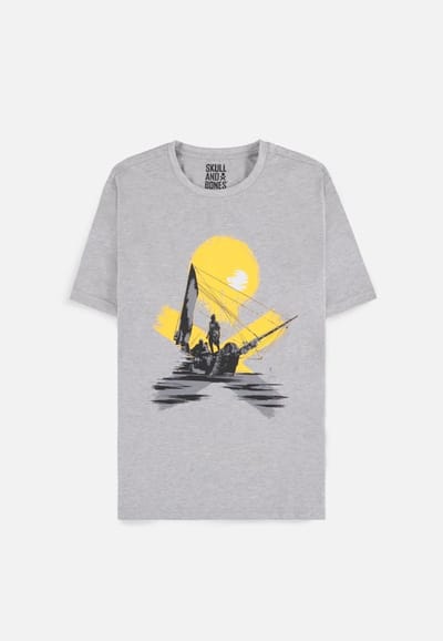 Skull And Bones - Lost At Sea Heren T-shirt - XL - Grijs