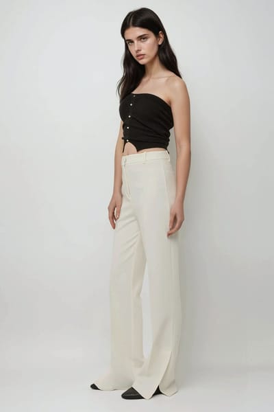 Premium Hoge Taille Flared Broek