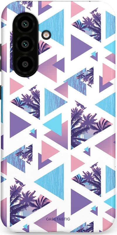 Casetastic Hoesje Geschikt voor Samsung A56 / A36 - Stijlvolle Beschermende Duo-layer Case - Zomervibe geometrie