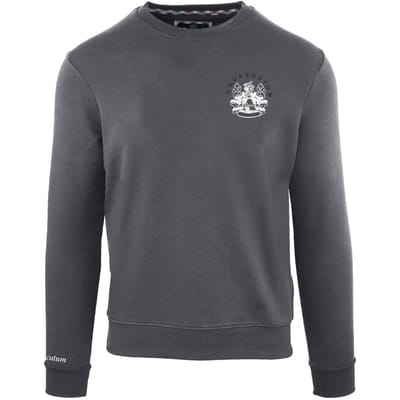 Aquascutum Heren Sweatshirt Ronde Hals (Antraciet)