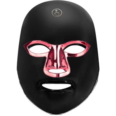 Opladen Aanraak Kleurrijk Licht Masker Instrument Foton Huidverjongingsinstrument Masker Led Beauty Masker Spectrometer Schoonheidsinstrument black