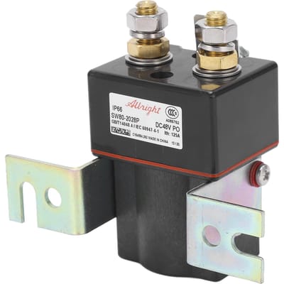 4-terminale solenoïde spoel 101908701 Vervanging voor Club Carts Precedent 2004-2008 48V black