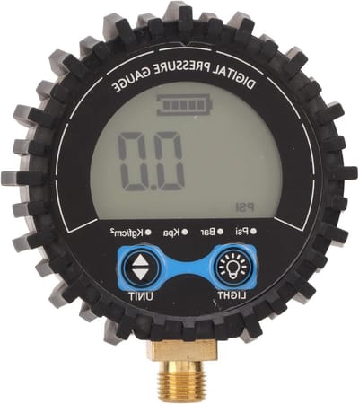 Digitale bandenspanner - Controle tester - Veilig rijden - Vier eenheden - 3-200 PSI - Blauw
