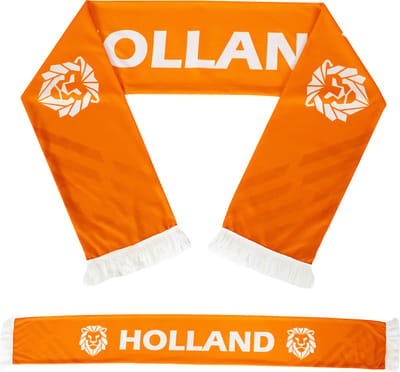 Leeuw in het Hempie oranje sjaal Holland - WK voetbal - Voetbalsjaal - 150 x 20 cm