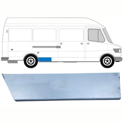 Reparatiepaneel achterspatbord voor Mercedes T1 207-410 1977-1995 / Rechts