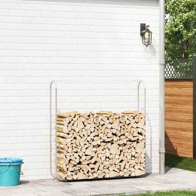vidaXL - Haardhoutrek - 150x25x150 - cm - gegalvaniseerd - staal