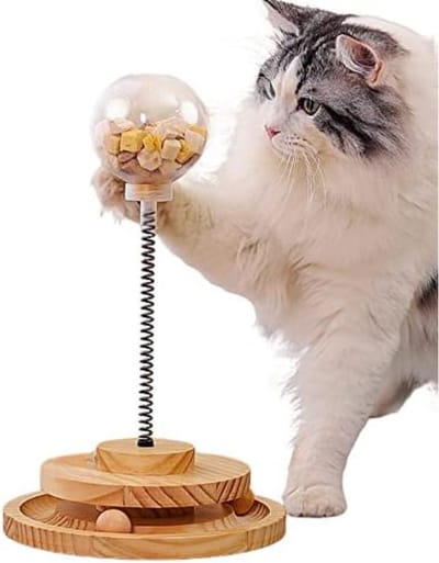 Voerpuzzel kat - Slow feeder kat - Anti schrokbak - Puzzel voederbak voor katten - Voederpuzzel kat