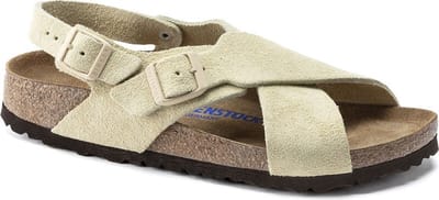 Birkenstock Tulum Dames Sandalen Almond Narrow-fit |  Bruin | Suède | Maat 37