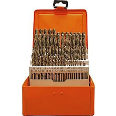 Projahn schroefboorset SPEED, HSS-Co, 50-delig, Ø 1-5,9 mm / 0,1 mm stappen, in boorpatroon