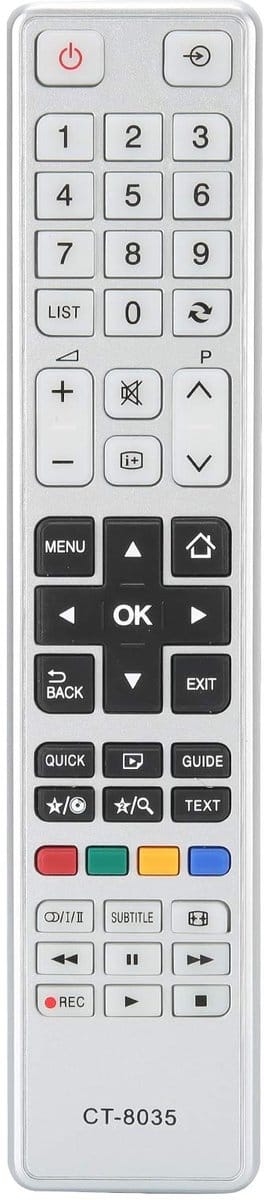 Allecto - TV Vervanging Afstandsbediening - Universele afstandsbediening - Zwart - Geschikt voor meerdere TV-modellen - Ergonomisch ontwerp - Handi...