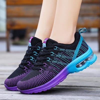 Sportschoenen met luchtkussen Tennis Damesschoenen Hardloopschoenen voor Dames Outdoor Elastische Joggingsneakers 42