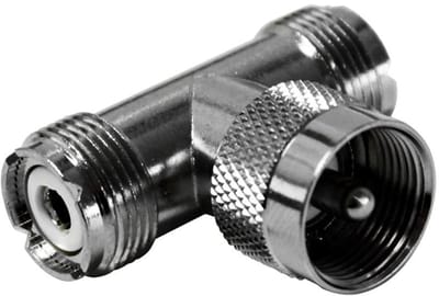 Midland T-connector 1x male - 2x female