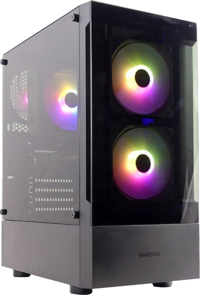 DaVinci Computers - Ryzen 7 Game PC - GeForce RTX 5060 | AMD 5th Gen 5700X 8-Core@3,4-4,6GHz - 1TB M2.0 SSD - 32GB RAM - WIFI - Win11 PRO