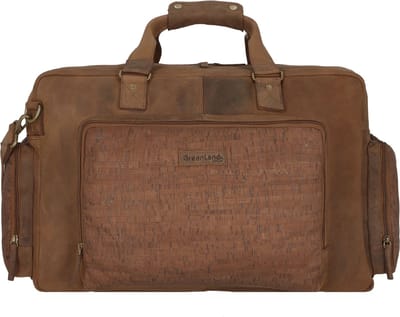 Greenland Nature Nature Weekender Reistas Leer 50 cm Laptopcompartiment - cork