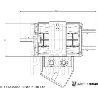 Brandstoffilter BLUE PRINT ADBP230040