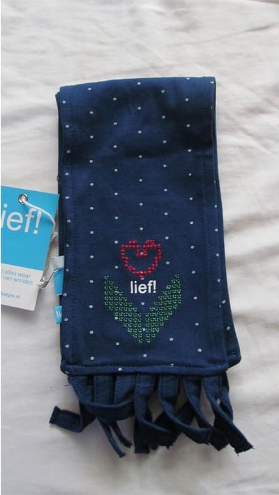 Lief! sjaal Dutch blue size 1