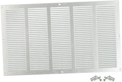 Vergulde Stalen Ventilatie Rooster met Insectengaas - 50x30cm Luchtrooster voor Binnen en Buiten