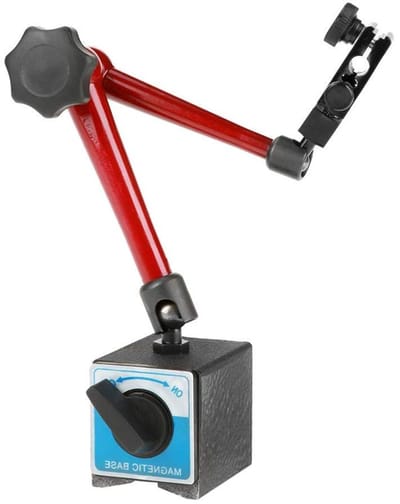Flexibele Magnetische Statiefhouder met Centrale Klem voor Meetinstrumenten - Houdkracht tot 7 kg, Ideaal voor Precisie Metingen en Dial Indicatoren