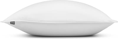 Zohome Kussensloop Satinado - Kussenhoes van 60x70 cm - Set van 2 stuks - 100% Katoen-Satijn - Wit
