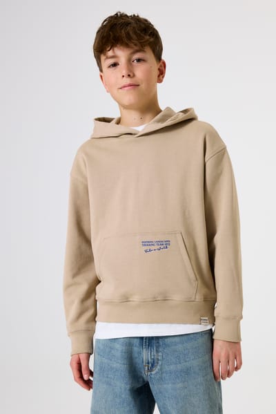 GARCIA Jongens Print Sweater Bruin Lange mouw