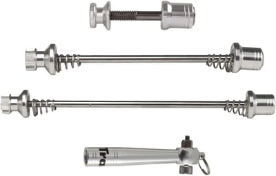 Quick Release Beveiligingsskewer Set voor Fietsen - Zilver