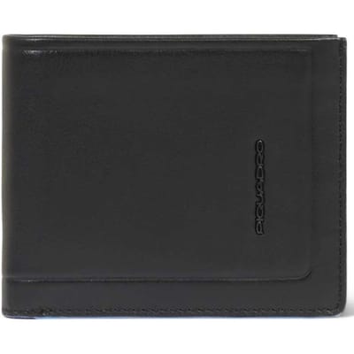 Portfolio Piquadro Black Leather Man - PU4518S138R-N