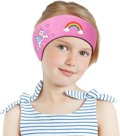 Zwemhoofdband voor Kinderen en Volwassenen, Waterdichte Oordopband voor Zwemmers, Bescherming voor de Oren, Beschikbaar in Meerdere Maten